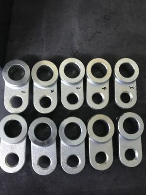 качество  Custom Made Forged Detent Pin Holder Parts in Q235 Steel with Galvanized Surface and +/-0.1mm Tolerance завод